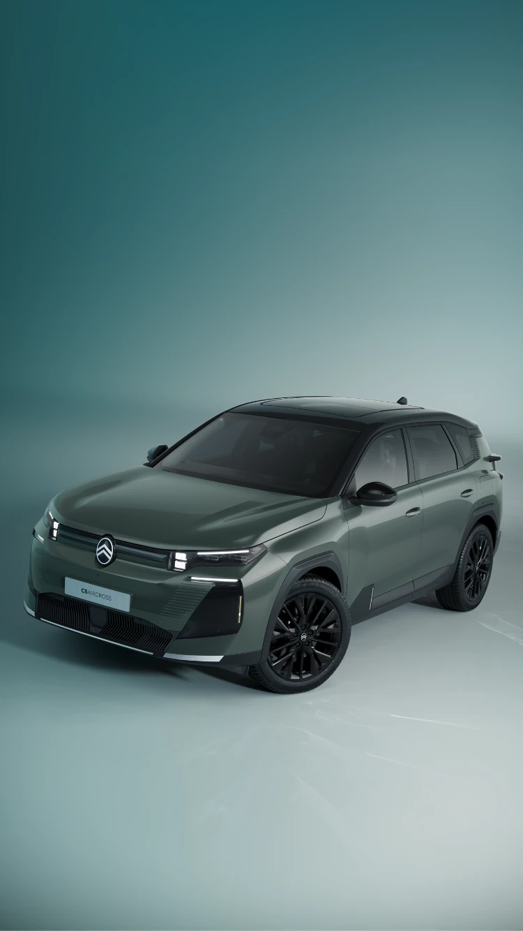Vista trasera del C5 Aircross destacando fácil acceso al maletero, confort, espacio y diseño para una experiencia diaria práctica y premium.
